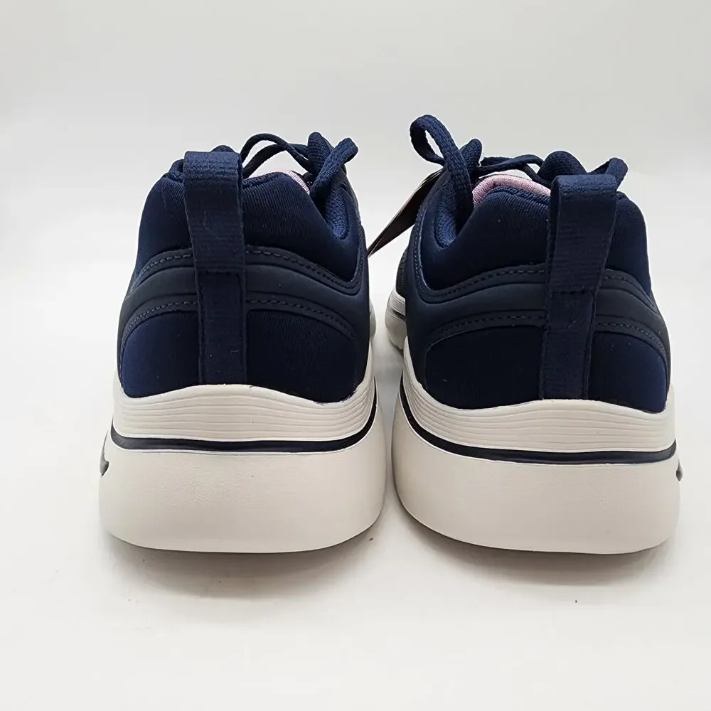 Skechers Go Walk Arch Fit‎ Balin Sneakers Women's 10 Navy Blue Comfort NWOB